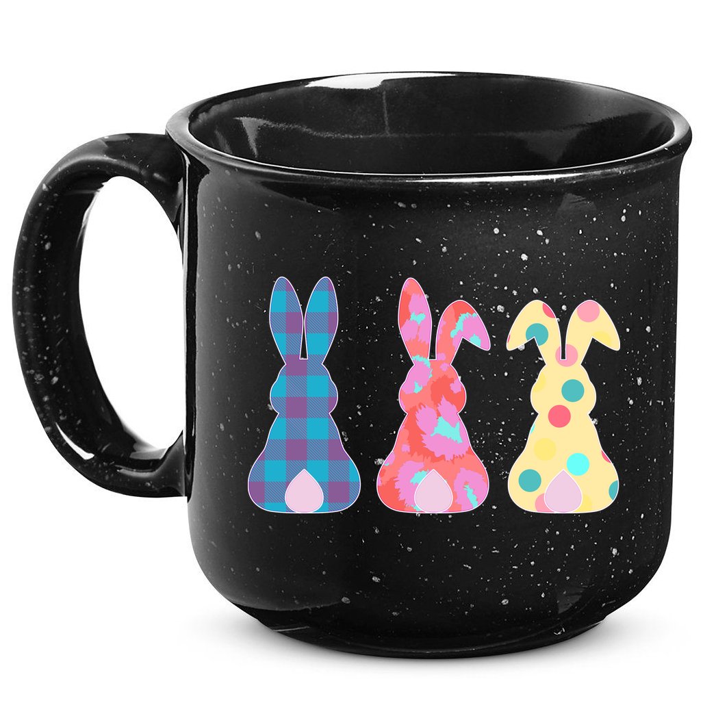 Cute Patterns Easter Bunnies 15oz Campfire Ceramic Mug