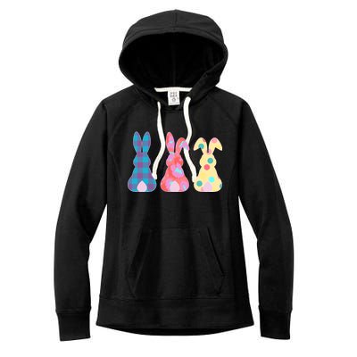 Cute Patterns Easter Bunnies Women's Fleece Hoodie