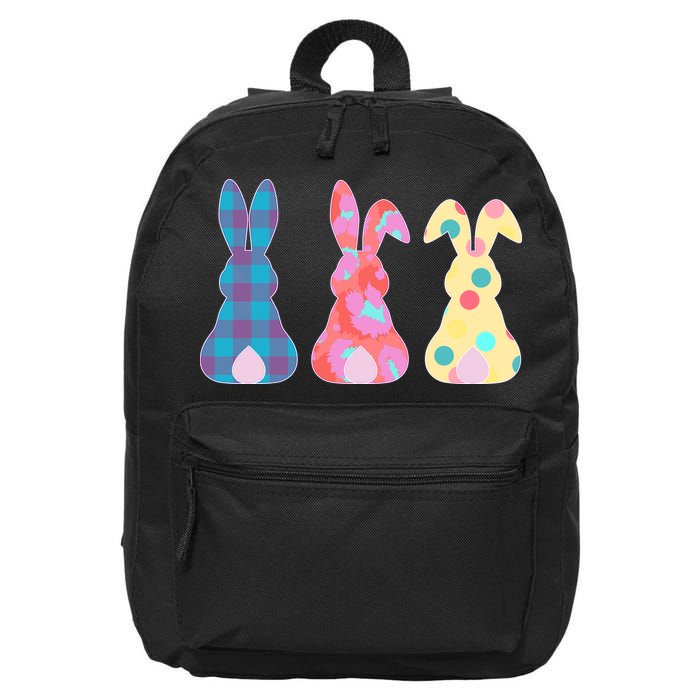 Cute Patterns Easter Bunnies 16 in Basic Backpack