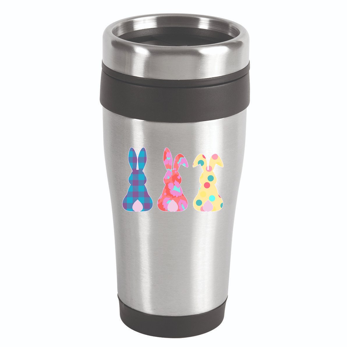 Cute Patterns Easter Bunnies 16oz Travel Tumbler