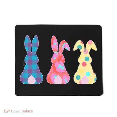 Cute Patterns Easter Bunnies Mousepad
