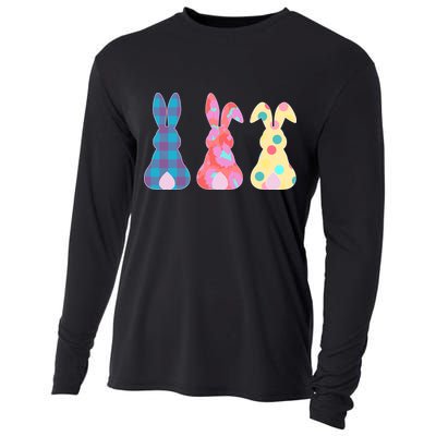 Cute Patterns Easter Bunnies Cooling Performance Long Sleeve Crew