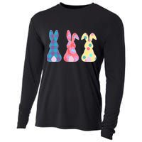 Cute Patterns Easter Bunnies Cooling Performance Long Sleeve Crew