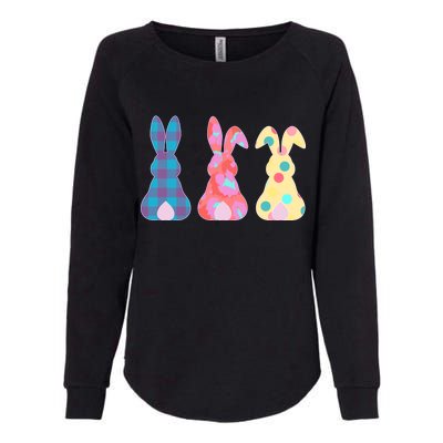 Cute Patterns Easter Bunnies Womens California Wash Sweatshirt