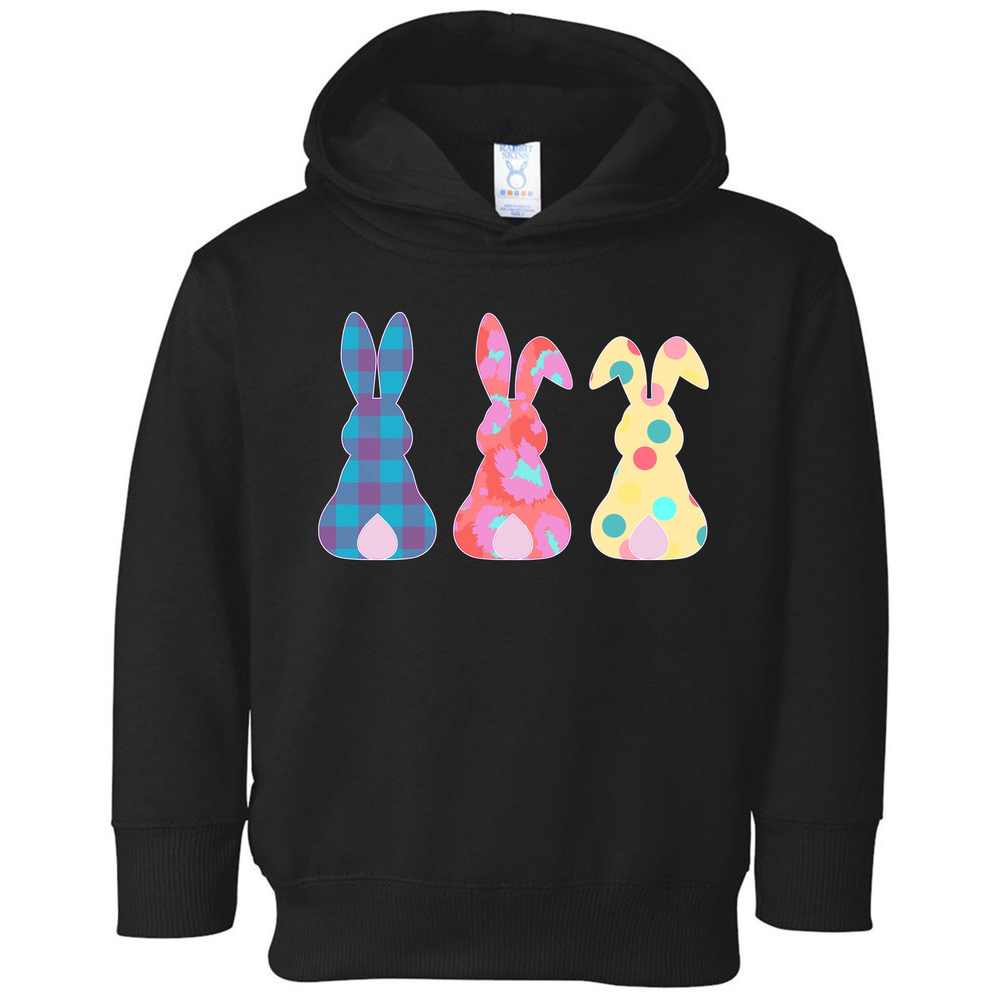 Cute Patterns Easter Bunnies Toddler Hoodie