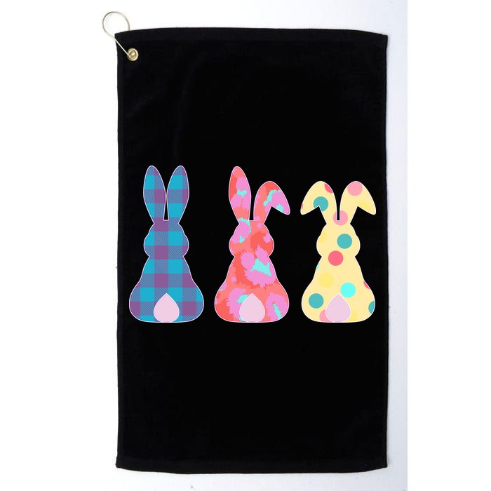 Cute Patterns Easter Bunnies Golf Towel