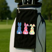 Cute Patterns Easter Bunnies Golf Towel