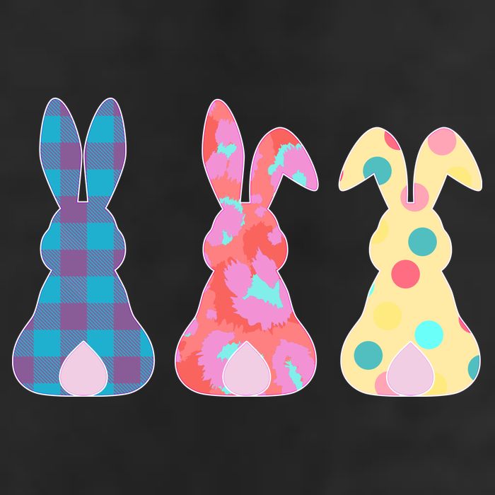 Cute Patterns Easter Bunnies Golf Towel