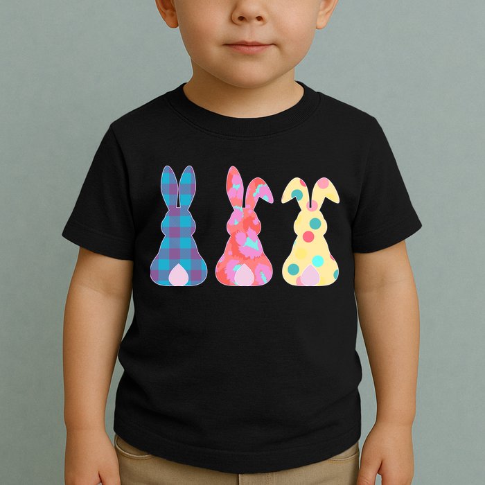Cute Patterns Easter Bunnies Toddler T-Shirt