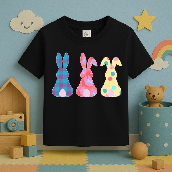 Cute Patterns Easter Bunnies Toddler T-Shirt