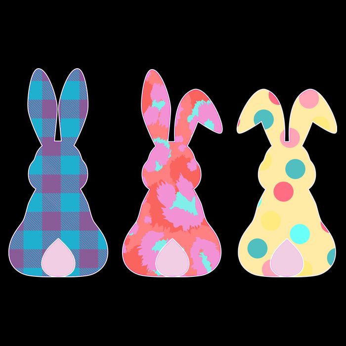 Cute Patterns Easter Bunnies Toddler T-Shirt