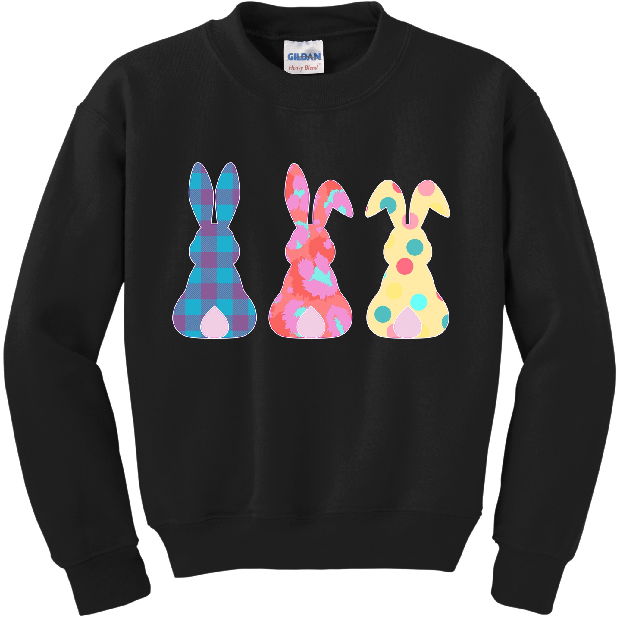 Cute Patterns Easter Bunnies Kids Sweatshirt