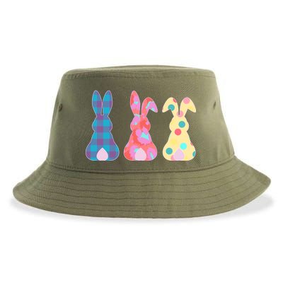 Cute Patterns Easter Bunnies Sustainable Bucket Hat