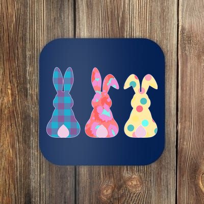 Cute Patterns Easter Bunnies Coaster