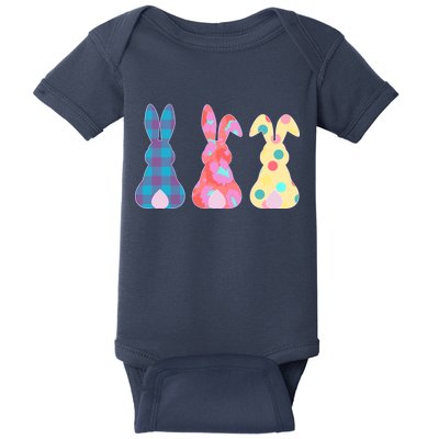 Cute Patterns Easter Bunnies Baby Bodysuit