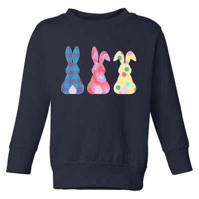 Cute Patterns Easter Bunnies Toddler Sweatshirt