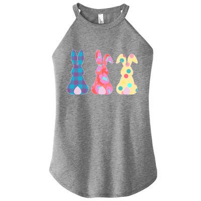 Cute Patterns Easter Bunnies Women's Perfect Tri Rocker Tank