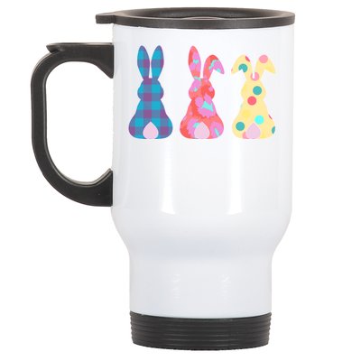 Cute Patterns Easter Bunnies Stainless Steel Travel Mug