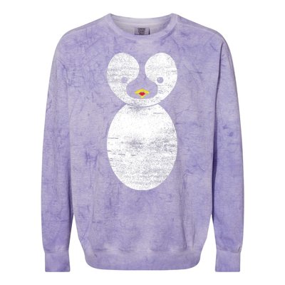 Cute Penguin Colorblast Crewneck Sweatshirt