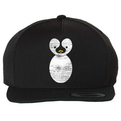 Cute Penguin Wool Snapback Cap