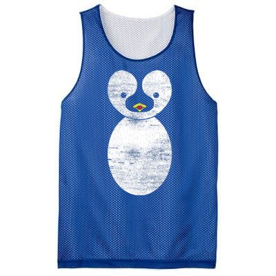 Cute Penguin Mesh Reversible Basketball Jersey Tank