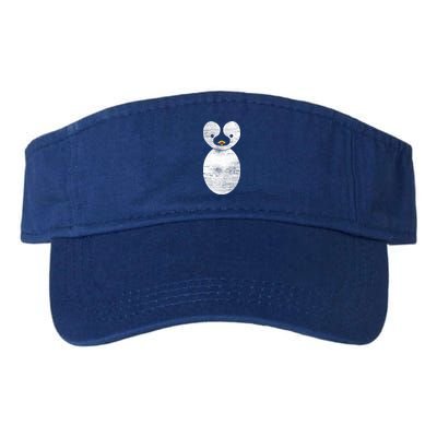 Cute Penguin Valucap Bio-Washed Visor