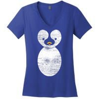 Cute Penguin Women's V-Neck T-Shirt