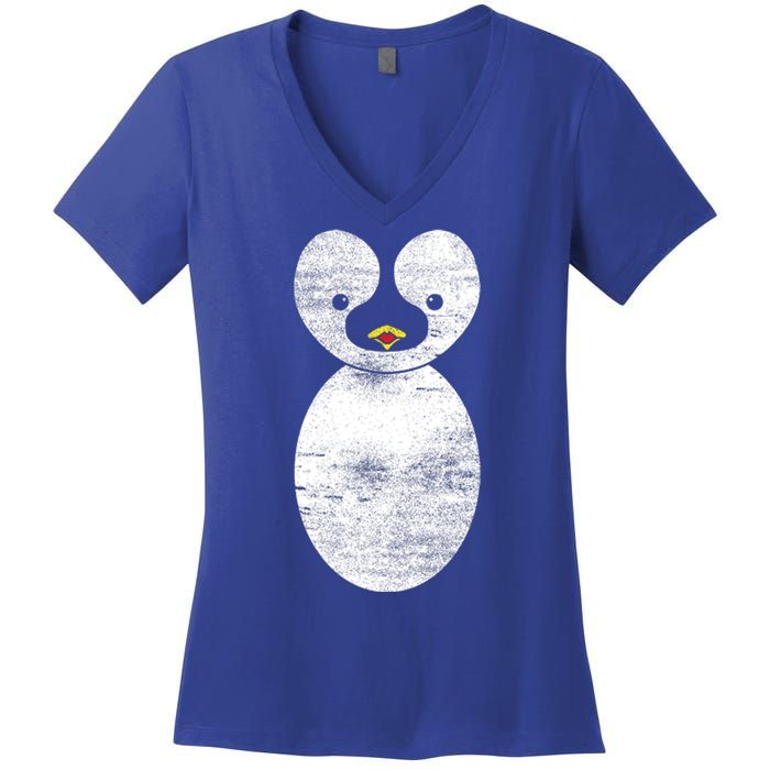 Cute Penguin Women's V-Neck T-Shirt