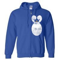 Cute Penguin Full Zip Hoodie