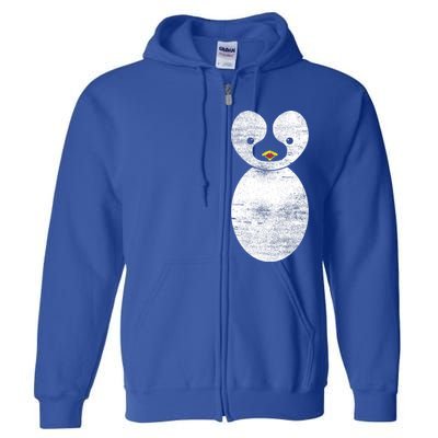 Cute Penguin Full Zip Hoodie