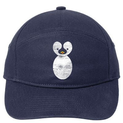 Cute Penguin 7-Panel Snapback Hat