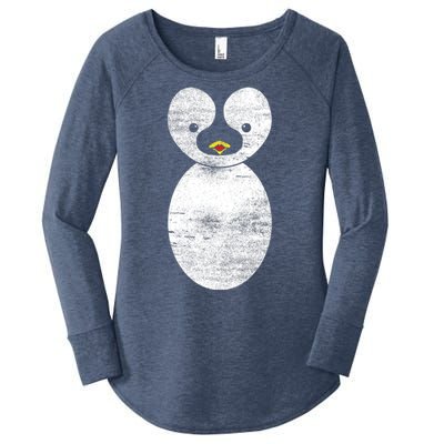 Cute Penguin Women's Perfect Tri Tunic Long Sleeve Shirt