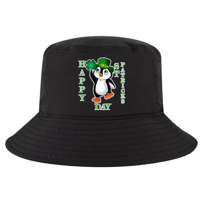 Cute Penguin Happy St Patricks Day Cool Comfort Performance Bucket Hat