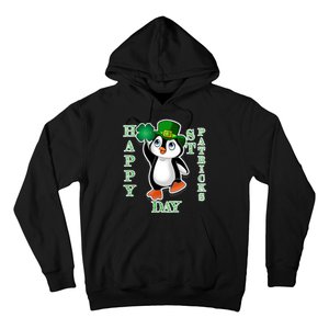 Cute Penguin Happy St Patricks Day Hoodie