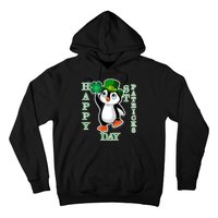 Cute Penguin Happy St Patricks Day Hoodie