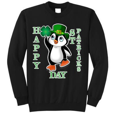Cute Penguin Happy St Patricks Day Sweatshirt