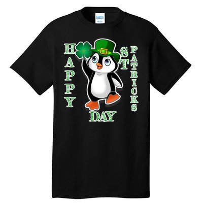 Cute Penguin Happy St Patricks Day Tall T-Shirt