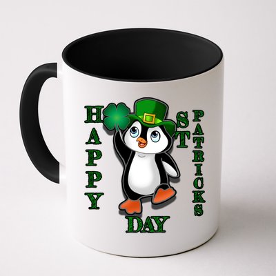 Cute Penguin Happy St Patricks Day Mug