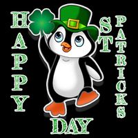 Cute Penguin Happy St Patricks Day Premium T-Shirt