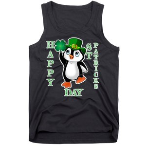 Cute Penguin Happy St Patricks Day Tank Top