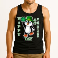 Cute Penguin Happy St Patricks Day Tank Top