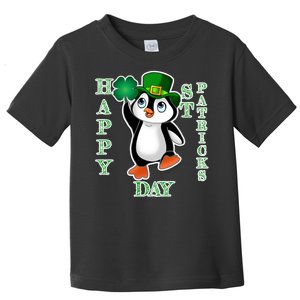 Cute Penguin Happy St Patricks Day Toddler T-Shirt