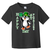 Cute Penguin Happy St Patricks Day Toddler T-Shirt