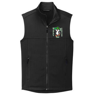 Cute Penguin Happy St Patricks Day Collective Smooth Fleece Vest