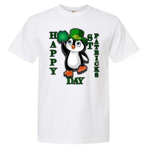 Cute Penguin Happy St Patricks Day Garment-Dyed Heavyweight T-Shirt