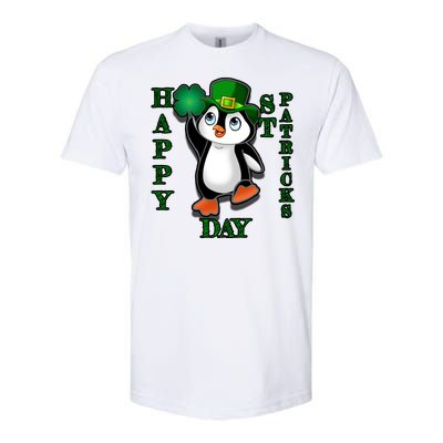 Cute Penguin Happy St Patricks Day Softstyle CVC T-Shirt