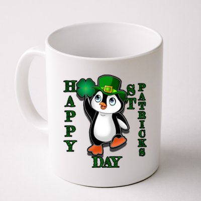 Cute Penguin Happy St Patricks Day Coffee Mug