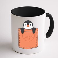 Cute Penguin In Pocket Mug