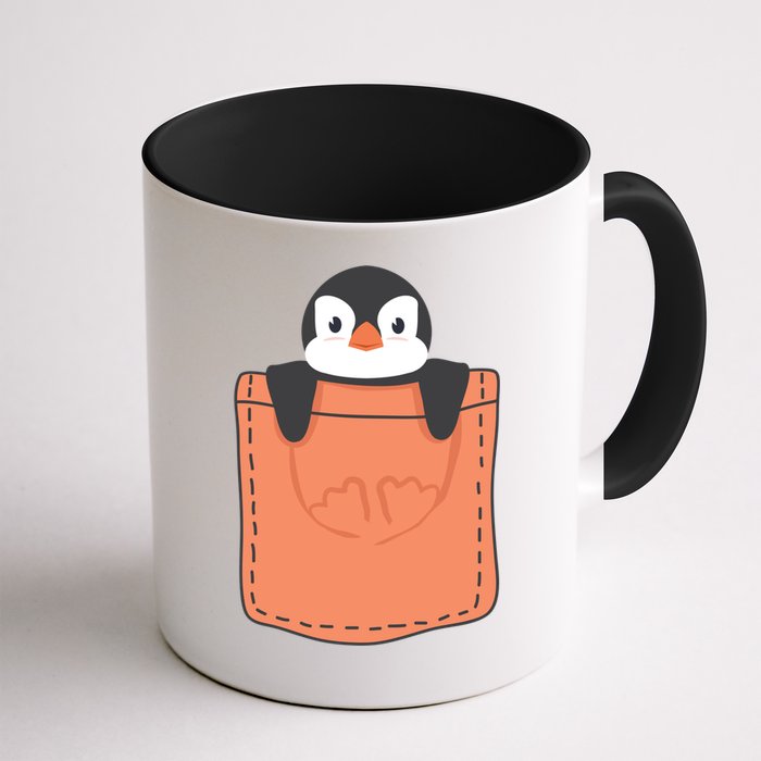 Cute Penguin In Pocket Mug