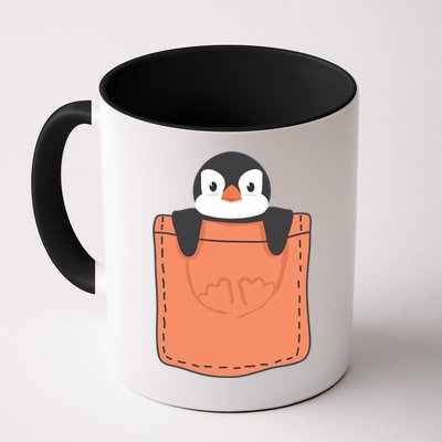 Cute Penguin In Pocket Mug